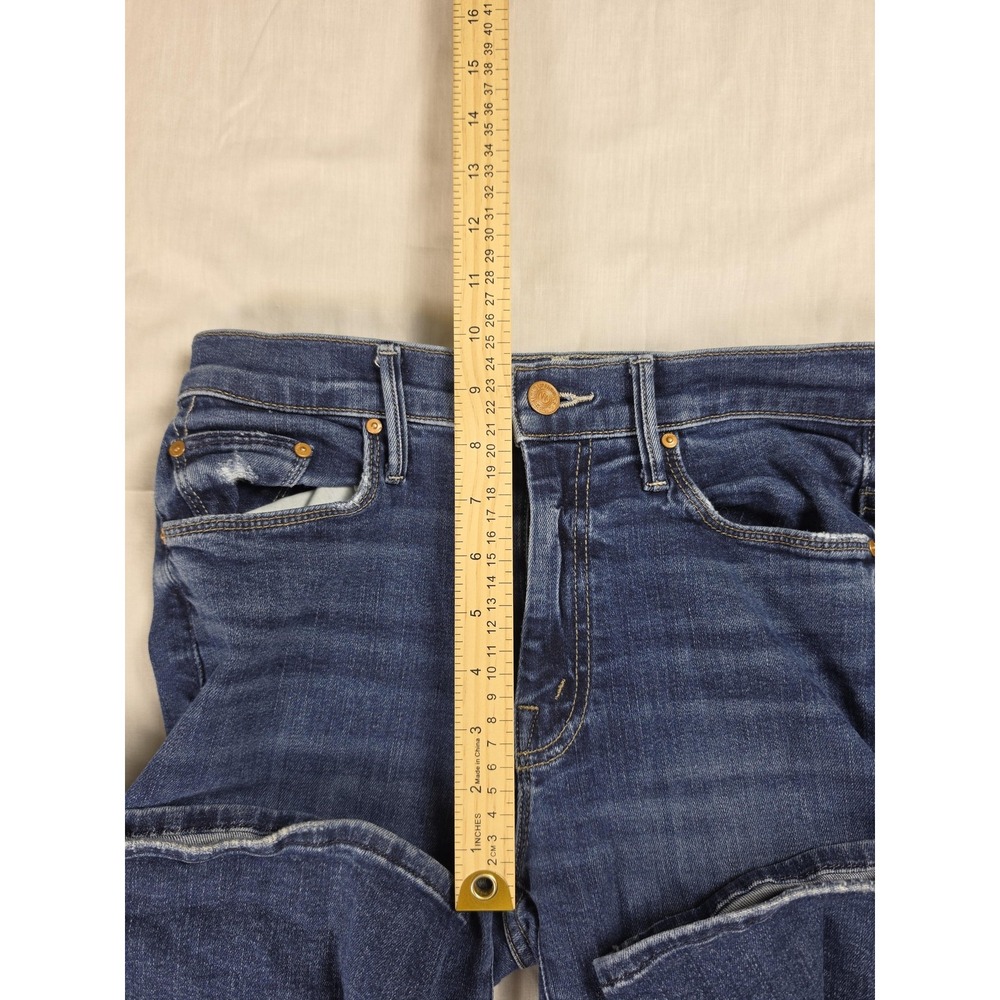 Mother Jeans Womens 26 Blue The Weekender Mid Rise Flare Stretch Denim 1585-104 - Picture 11 of 13